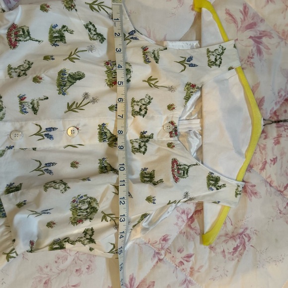 Sarah Patrick Kiel James Patrick Topiary Gardens spring Easter dress size 6 - Picture 3 of 4